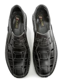 Bukat 276-23 tmavě šedé pánské letní polobotky