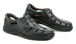 Bukat 276 tmavomodré pánske letné poltopánky