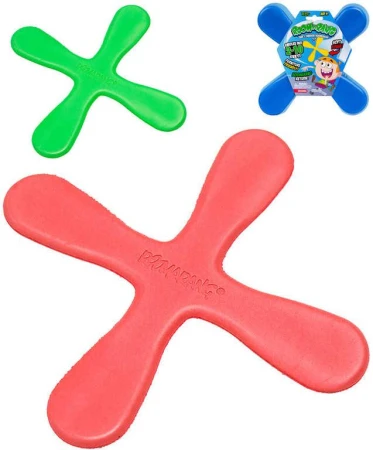 Bumerang 4 ramena soft pěnový Roomarang do vnitřních prostor 3 barvy Bumerang 4 ramena soft pěnový Roomarang do vnitřních prostor 3 barvy