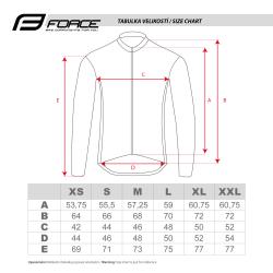 Force ARROW LADY sv.modrá dámska softshellová cyklobunda