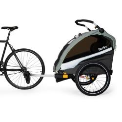 BURLEY D[39]Lite X dvoumístný odpružený dětský vozík + sleva 1500,- na příslušenství