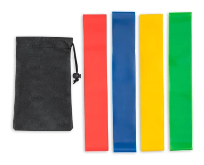 Burpee sada elastických posilovacích gum, 4 ks