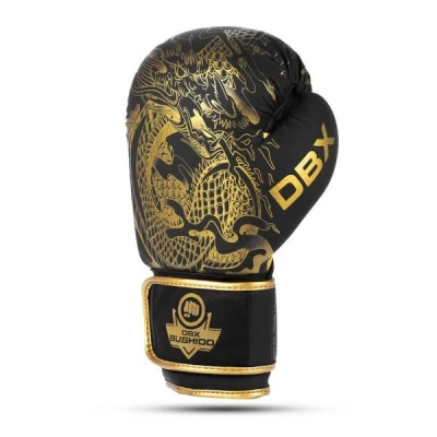 BUSHIDO Boxerské rukavice DBX Gold Dragon