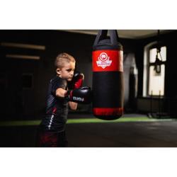 BUSHIDO Boxovací pytel DBX Kids 60cm/22cm 7kg pro děti, červený