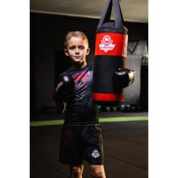 BUSHIDO Boxovací pytel DBX Kids 60cm/22cm 7kg pro děti, červený