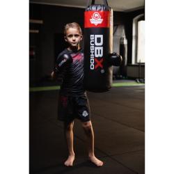 BUSHIDO Boxovací vak DBX 80cm/30cm 15-20kg pre deti, červený