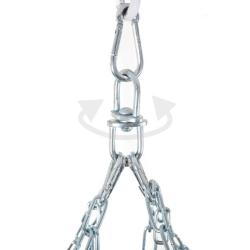 BUSHIDO Boxovací pytel DBX SBRX 130/30cm 60kg stříbrný