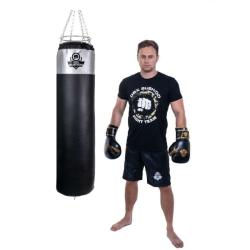 BUSHIDO Boxovací pytel DBX SBRX 130/30cm 60kg stříbrný