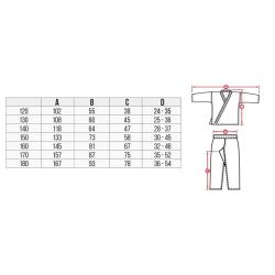 BUSHIDO Dětské kimono DBX ARK-3102, 170 cm (VÝPRODEJ)