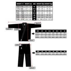 BUSHIDO Kimono pre tréning Jiu-jitsu DBX GI Elite