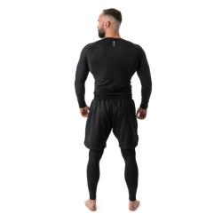 BUSHIDO Pánske tréningové tričko DBX Rashguard RSL Black