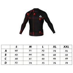 BUSHIDO Pánske tréningové tričko DBX Rashguard RSL Black