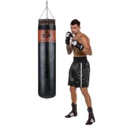 BUSHIDO Profesionální kožený boxovací pytel DBX Sovereign 140/45cm 50kg