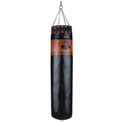 BUSHIDO Profesionální kožený boxovací pytel DBX Sovereign 140/45cm prázdný