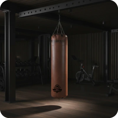 BUSHIDO Retro boxovací pytel DBX Spartan 150 x 40 cm, 50 kg