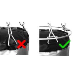 BUSHIDO Rozperný kruh na reťaz boxovacieho vreca DBX R35