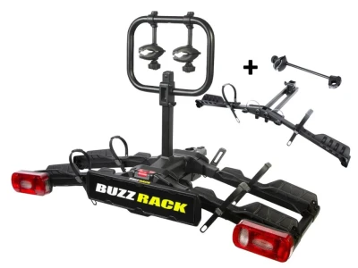Buzzrack SCORPION LITE 2 + ADAPTÉR - nosič 3 kol na tažné zařízení