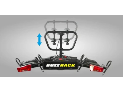 Buzzrack SCORPION PRO 2 + ADAPTÉR - nosič 3 kol na tažné zařízení
