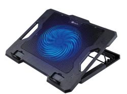 C-TECH Chladící podložka pro ntb CLP-S100, 17", 1x 140mm, 2x USB, modré podsvícení