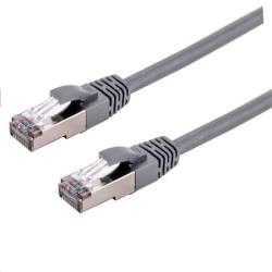 C-TECH Kabel patchcord Cat6a, S/FTP, šedý, 10m C-TECH Kabel patchcord Cat6a, S/FTP, šedý, 10m