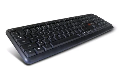 C-TECH Klávesnice CZ/SK KB-102 PS2 slim black C-TECH Klávesnice CZ/SK KB-102 PS2 slim black