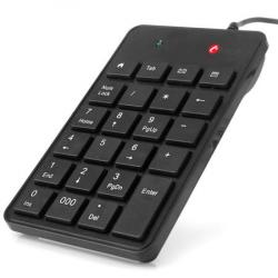 C-TECH klávesnice KBN-01, numerická, 23 kláves, USB slim black C-TECH klávesnice KBN-01, numerická, 23 kláves, USB slim black