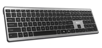 C-TECH klávesnice Quallis KB-118 Dual mode, bezdrátová, BT5.0 + 2,4GHz, scissors tlačítka, USB nano receiver, CZ/SK C-TECH klávesnice Quallis KB-118 Dual mode, bezdrátová, BT5.0 + 2,4GHz, scissors tlačítka, USB nano receiver, CZ/SK