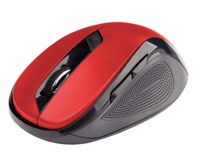 C-TECH myš WLM-02, černo-červená, bezdrátová, 1600DPI, 6 tlačítek, USB nano receiver C-TECH myš WLM-02, černo-červená, bezdrátová, 1600DPI, 6 tlačítek, USB nano receiver