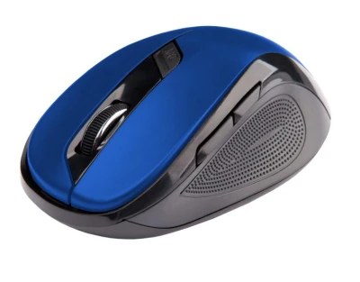 C-TECH myš WLM-02, černo-modrá, bezdrátová, 1600DPI, 6 tlačítek, USB nano receiver C-TECH myš WLM-02, černo-modrá, bezdrátová, 1600DPI, 6 tlačítek, USB nano receiver