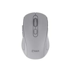 C-TECH myš WLM-12 Dual mode, bezdrátová, BT5.0 + 2,4GHz, 1600DPI, 6 tlačítek, USB nano receiver, šedá C-TECH myš WLM-12 Dual mode, bezdrátová, BT5.0 + 2,4GHz, 1600DPI, 6 tlačítek, USB nano receiver, šedá