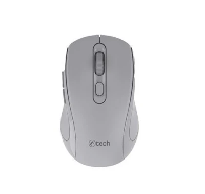 C-TECH myš WLM-12 Dual mode, bezdrátová, BT5.0 + 2,4GHz, 1600DPI, 6 tlačítek, USB nano receiver, šedá C-TECH myš WLM-12 Dual mode, bezdrátová, BT5.0 + 2,4GHz, 1600DPI, 6 tlačítek, USB nano receiver, šedá