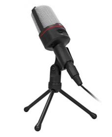 C-TECH Stolní mikrofon MIC-02, 3,5mm stereo jack, kabel 2.5m C-TECH Stolní mikrofon MIC-02, 3,5mm stereo jack, kabel 2.5m