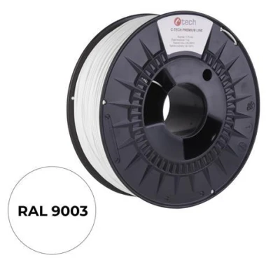 C-TECH tisková struna PREMIUM LINE ( filament ) , ASA, dopravní bílá, RAL9003, 1,75mm, 1kg C-TECH tisková struna PREMIUM LINE ( filament ) , ASA, dopravní bílá, RAL9003, 1,75mm, 1kg