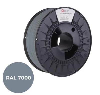 C-TECH tisková struna PREMIUM LINE ( filament ) , PETG, veverčí šedá, RAL7000, 1,75mm, 1kg C-TECH tisková struna PREMIUM LINE ( filament ) , PETG, veverčí šedá, RAL7000, 1,75mm, 1kg