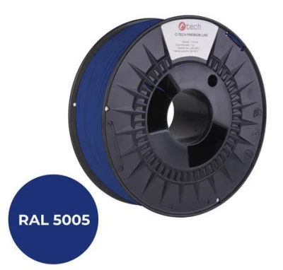 C-TECH tisková struna PREMIUM LINE ( filament ) , PLA, signální modrá, RAL5005, 1,75mm, 1kg C-TECH tisková struna PREMIUM LINE ( filament ) , PLA, signální modrá, RAL5005, 1,75mm, 1kg