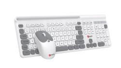 C-TECH WLKMC-05W Quallis, bezdrátový set klávesnice s myší,odkládací prostor,USB, CZ/SK,bílá C-TECH WLKMC-05W Quallis, bezdrátový set klávesnice s myší,odkládací prostor,USB, CZ/SK,bílá