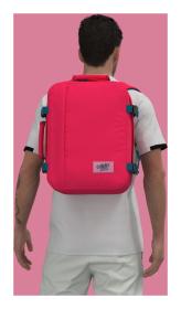 CabinZero Classic 28L Miami magenta batoh