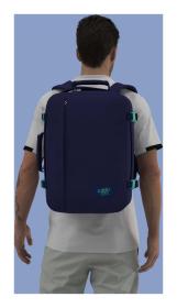 CabinZero Classic 36L Deep ocean batoh