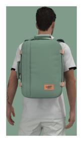 CabinZero Classic 36L Sage forest batoh