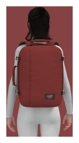 CabinZero Classic 36L Sangria red batoh