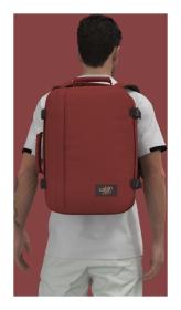 CabinZero Classic 36L Sangria red batoh
