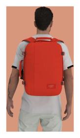CabinZero Classic 36L Tomato festival batoh