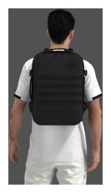 CabinZero Military 28L Absolute Black batoh