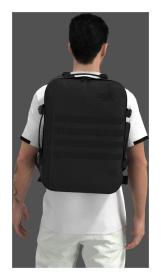 CabinZero Military 36L Absolute Black batoh