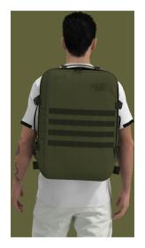 CabinZero Military 44L Military Green batoh