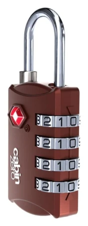 CabinZero TSA Travel Lock Sangria Red
