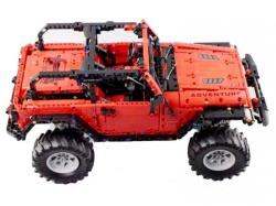 CaDA DETECH Adventure 4WD RC stavebnice, LED, ot. dveře, 1941 dílů + sleva 300,- na příslušenství
