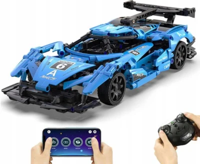 CaDA RC programovateľná stavebnica športové auto Helios 419 dielikov