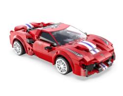 CaDA RC programovatelná stavebnice sportovní auto Red RAce Car 306 dílků