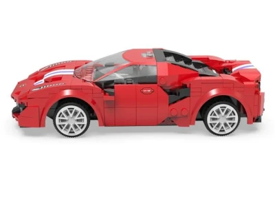CaDA RC programovatelná stavebnice sportovní auto Red RAce Car 306 dílků